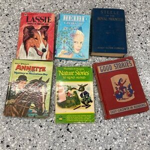 Vintage Book Collection **decoration / conversation pieces